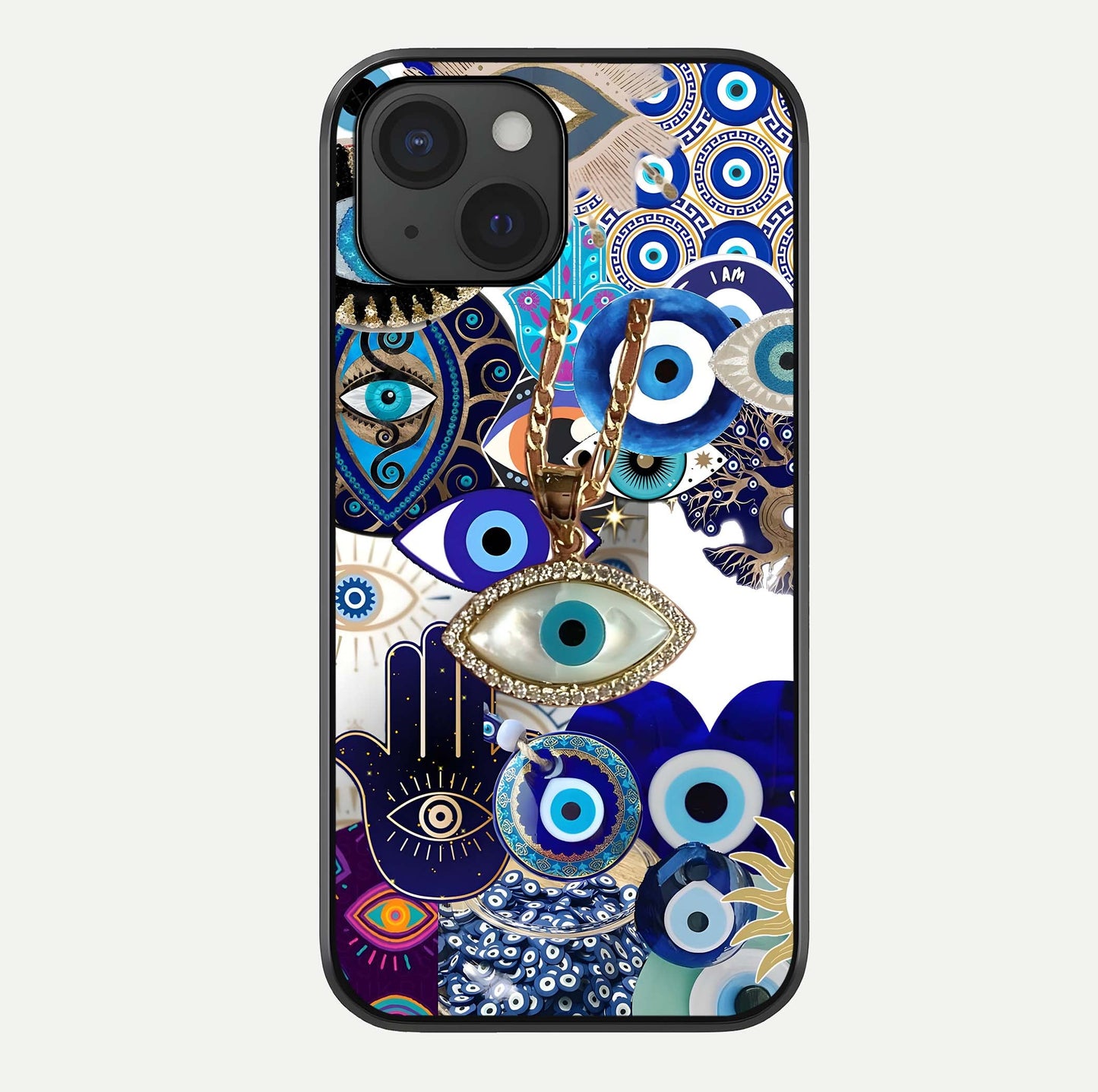 Mystic Charm Eye Glass Case For iPhone 15 by Custom World