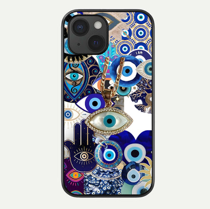 Mystic Charm Eye Glass Case For iPhone 15 by Custom World