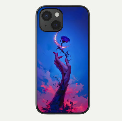 Mystic Hand Glass Case For iPhone 15 by Custom World