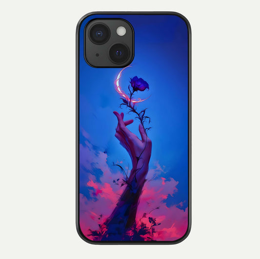 Mystic Hand Glass Case For iPhone 15 by Custom World