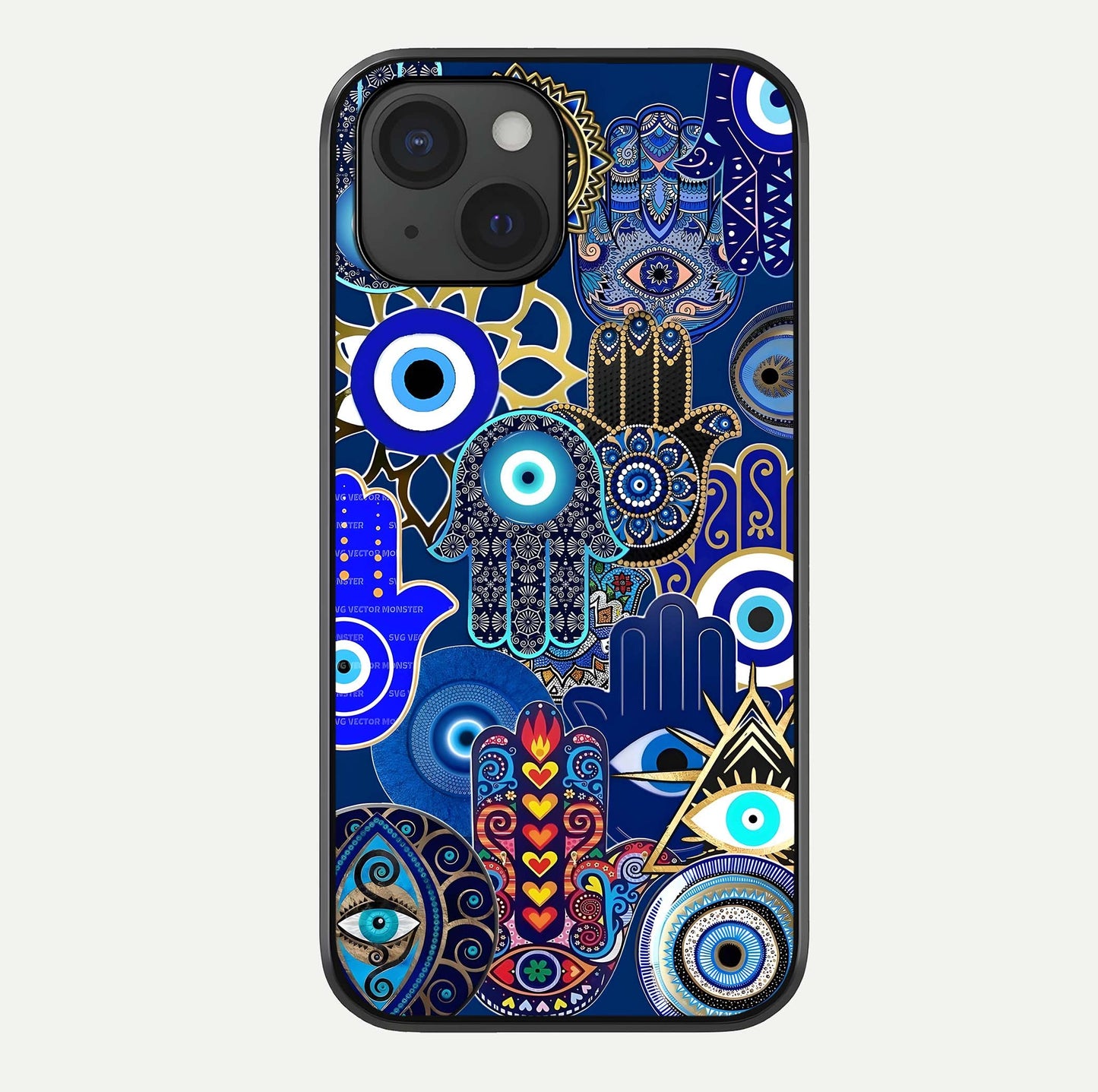 Mystic Palm Guard Glass Case For iPhone 15 by Custom World