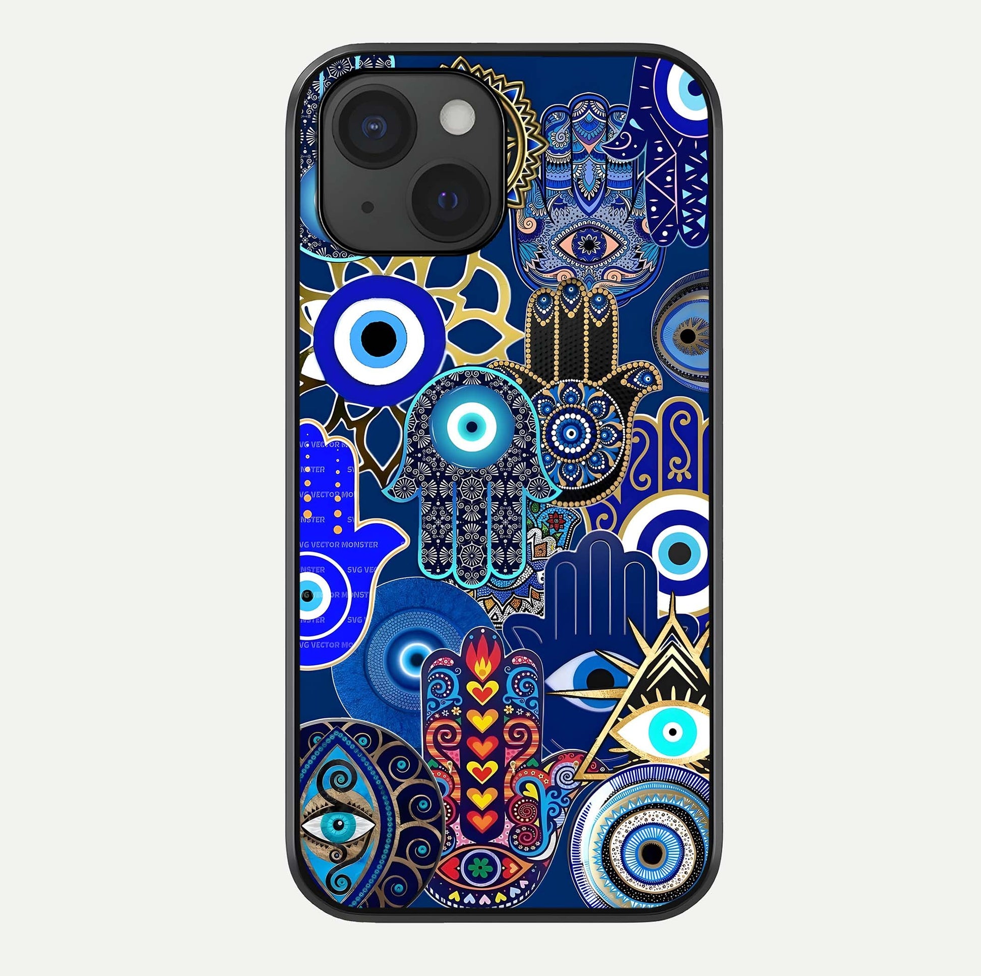 Mystic Palm Guard Glass Case For iPhone 15 by Custom World