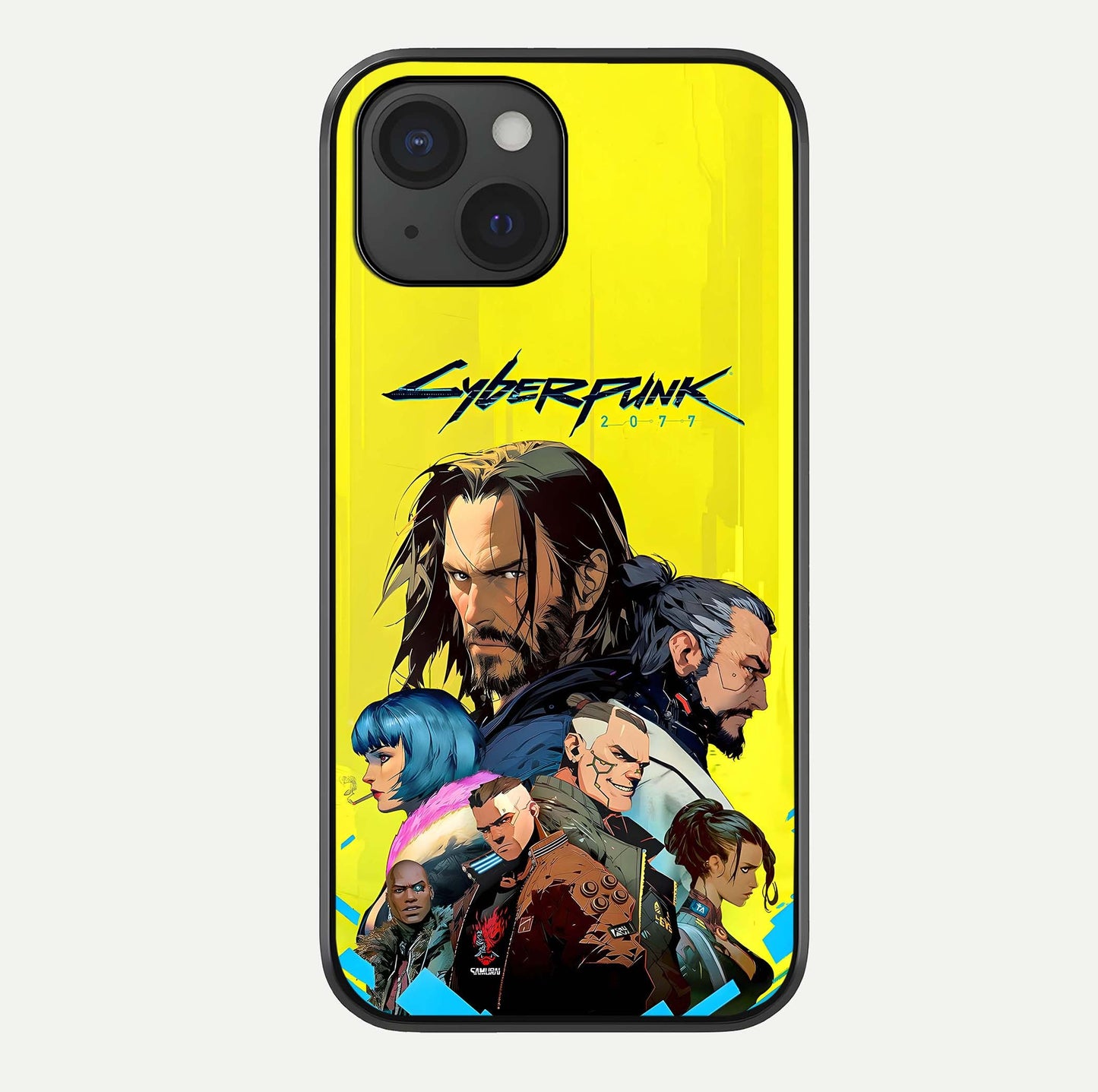 Neon Rebel Genesis Glass Case For iPhone 15 by Custom World