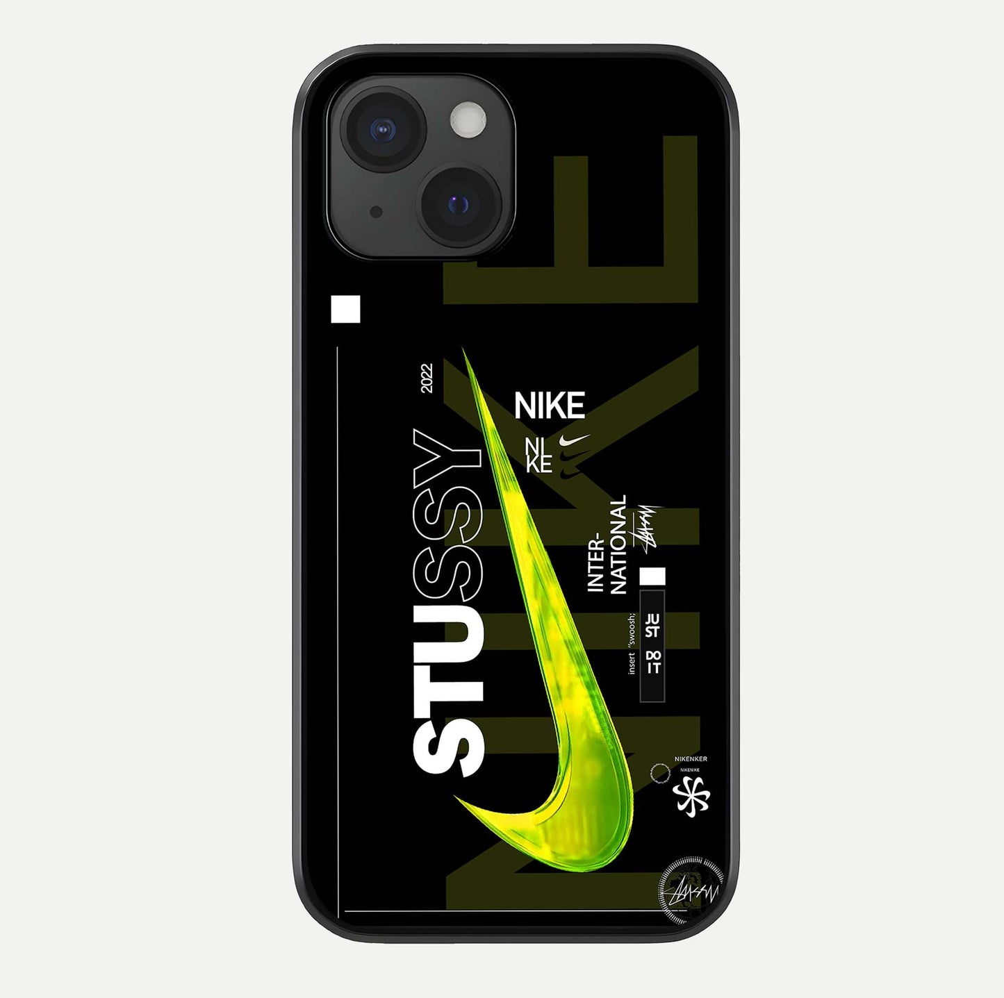 Neon Street Edition Glass Case For iPhone 15 by Custom World