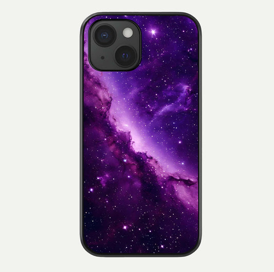 Purple Shade Sky Glass Case For iPhone 15 by Custom World