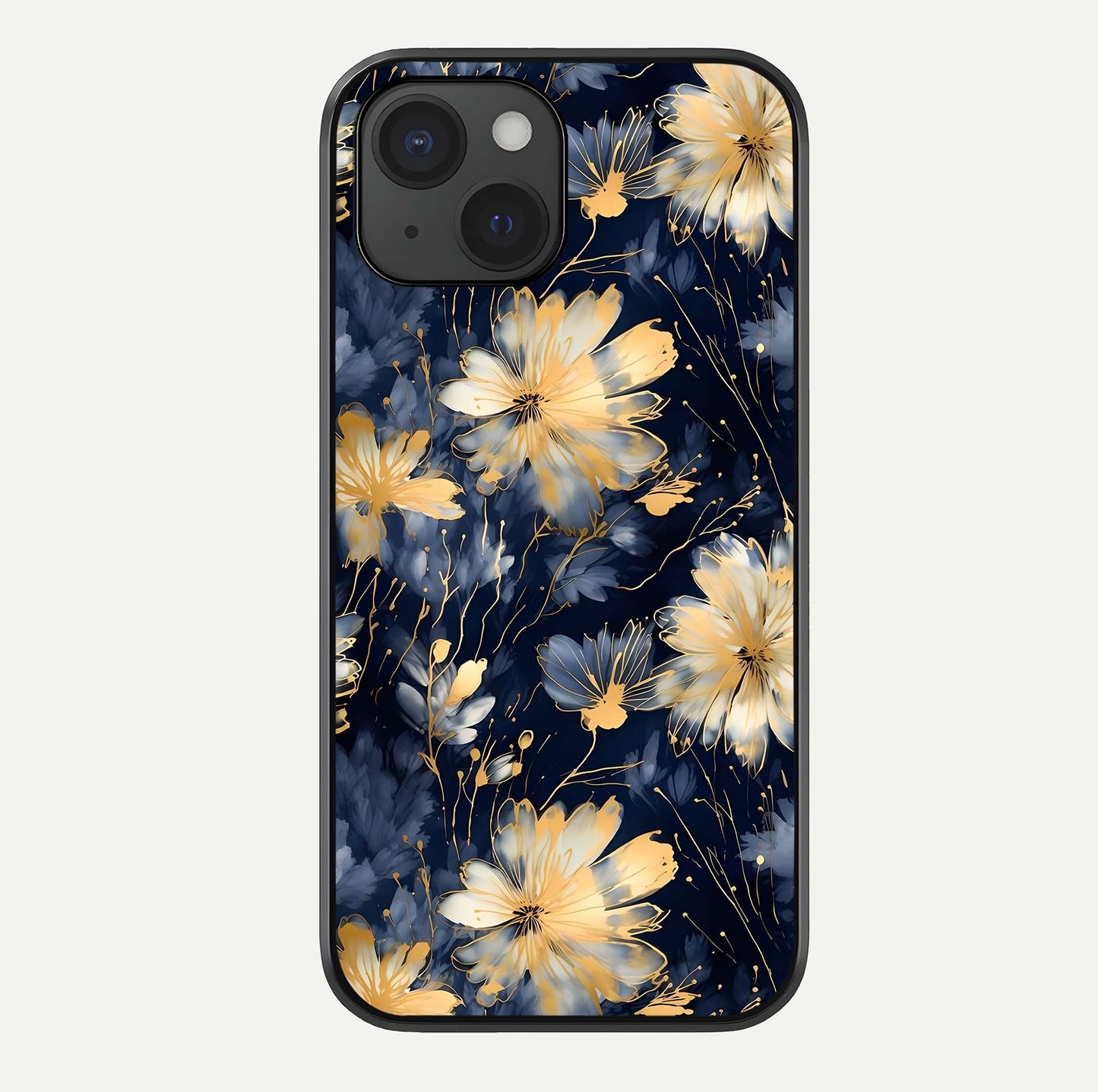 Royal Petal Dream Glass Case For iPhone 15 by Custom World