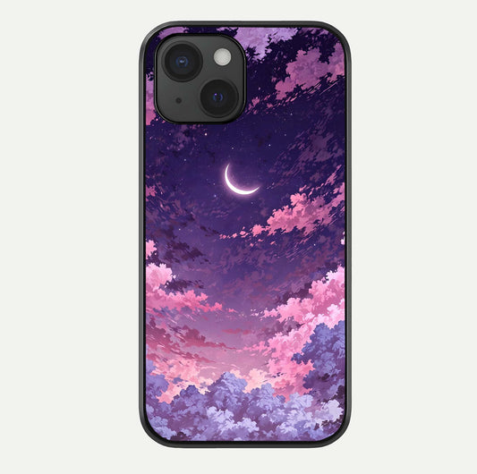 Sky Drift Clouds Glass Case For iPhone 15 by Custom World