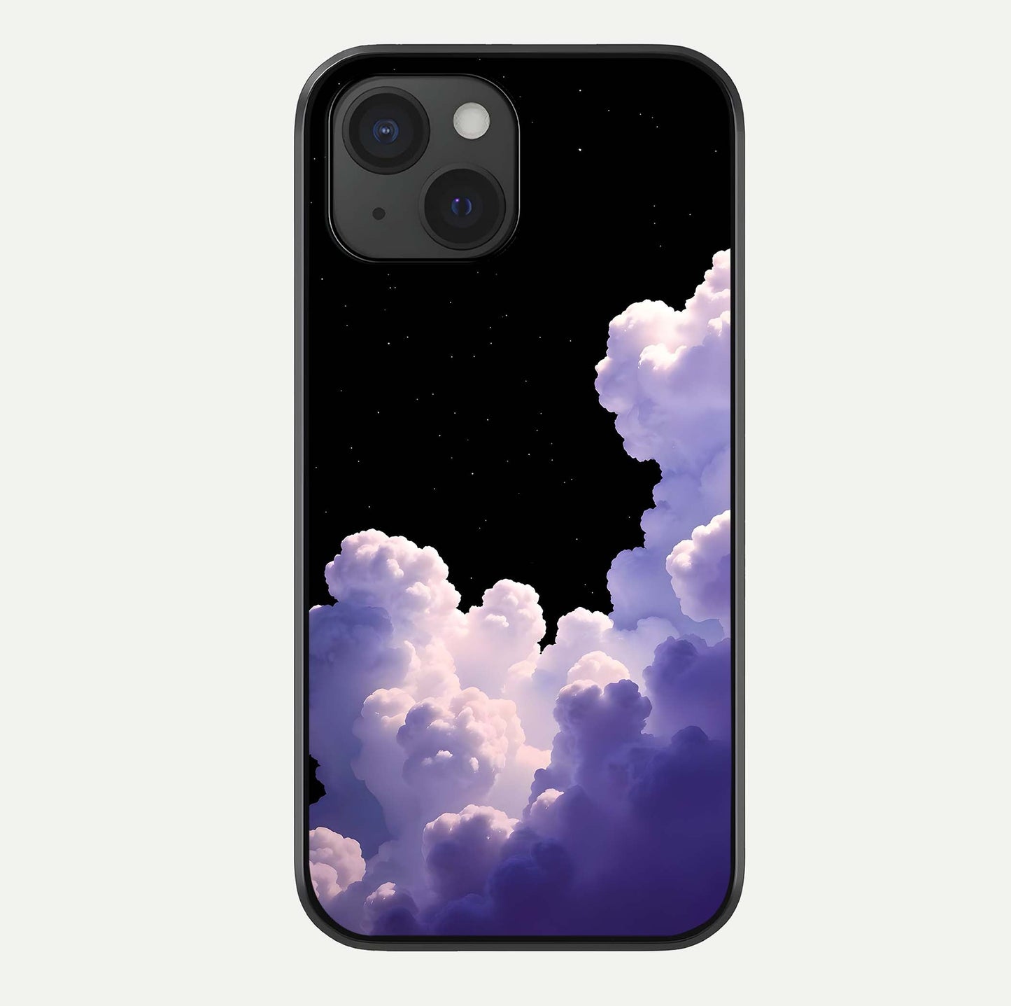Starlit Night Whispers Glass Case For iPhone 15 by Custom World
