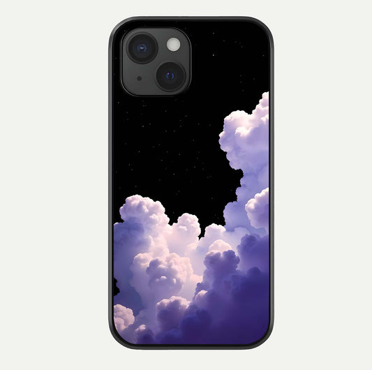 Starlit Night Whispers Glass Case For iPhone 15 by Custom World