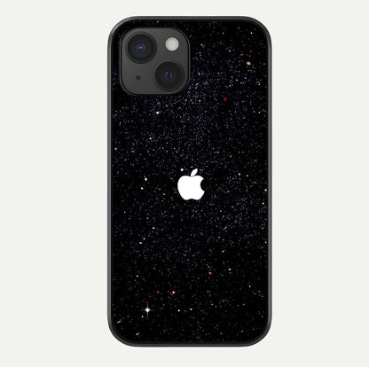 Starry Apple Galaxy Glass Case For iPhone 15 by Custom World