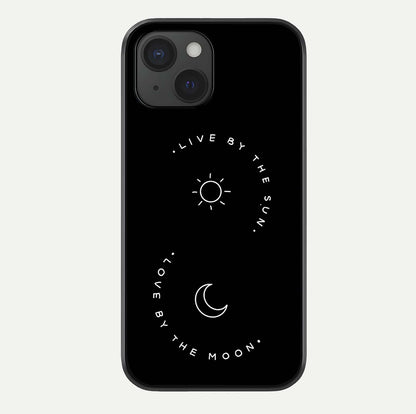 Sun Moon Balance Glass Case For iPhone 15 by Custom World