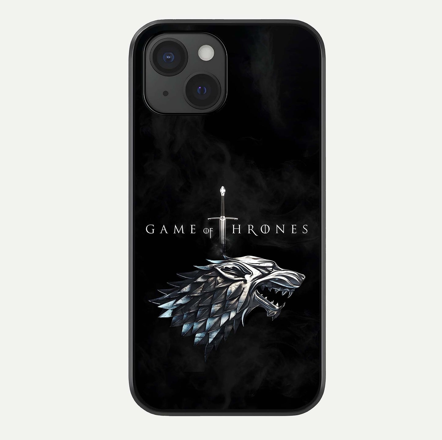 Throne Wolf Legacy Glass Case For iPhone 15 by Custom World