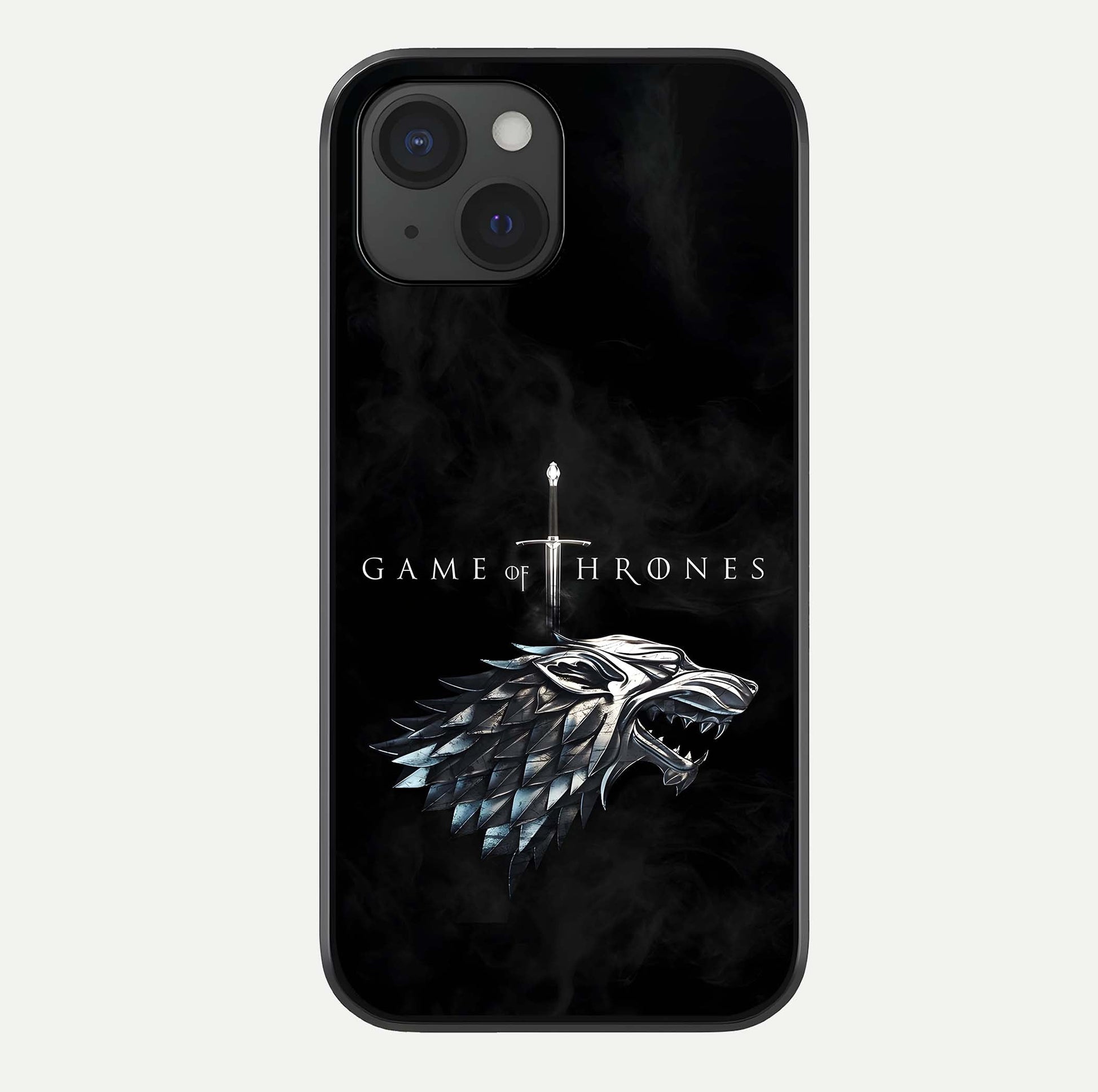 Throne Wolf Legacy Glass Case For iPhone 15 by Custom World