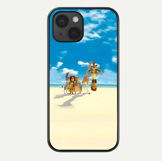 Tropical Fun Squad Glass Case For iPhone 15 by Custom World