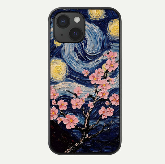 Van Gogh Scenery Glass Case For iPhone 15 by Custom World