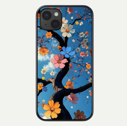 Blossom Dream Sky Glass Case For iPhone 15 Plus by Custom World