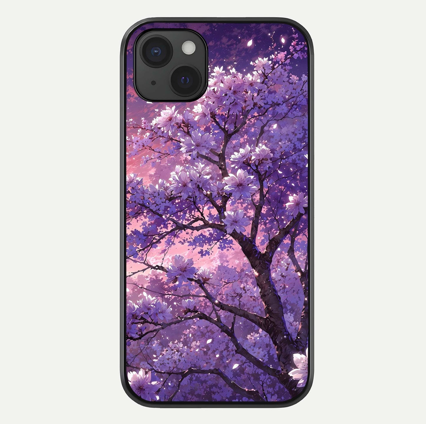 Blossom Tree Glass Case For iPhone 15 Plus by Custom World