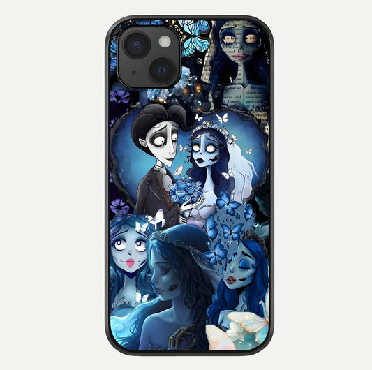 Butterfly Ghost Soul Glass Case For iPhone 15 Plus by Custom World