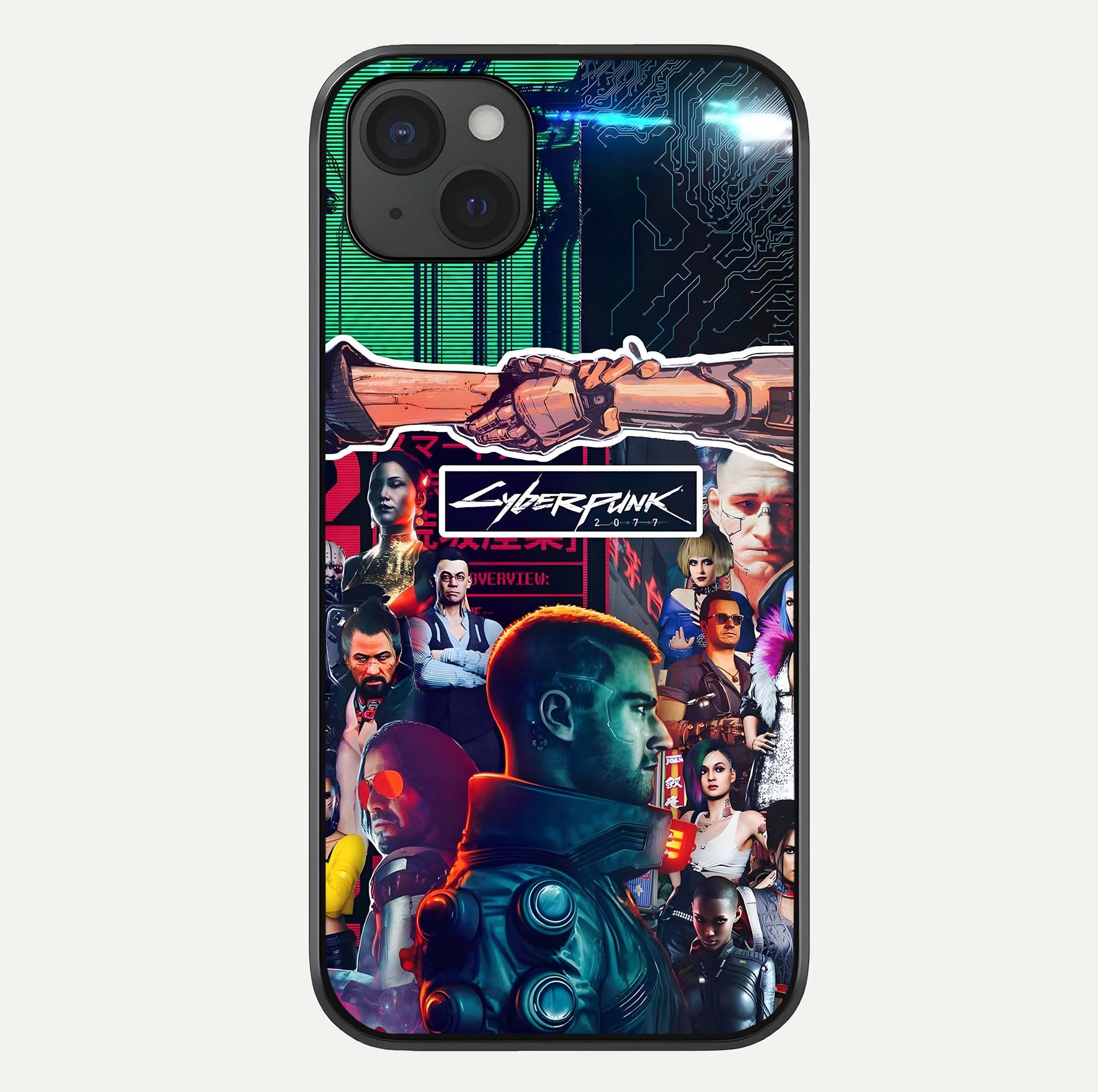 CYBERPUNK Legacy Glass Case For iPhone 15 Plus by Custom World