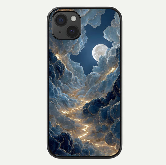 Celestial Cloud Road Glass Case For iPhone 15 Plus by Custom World