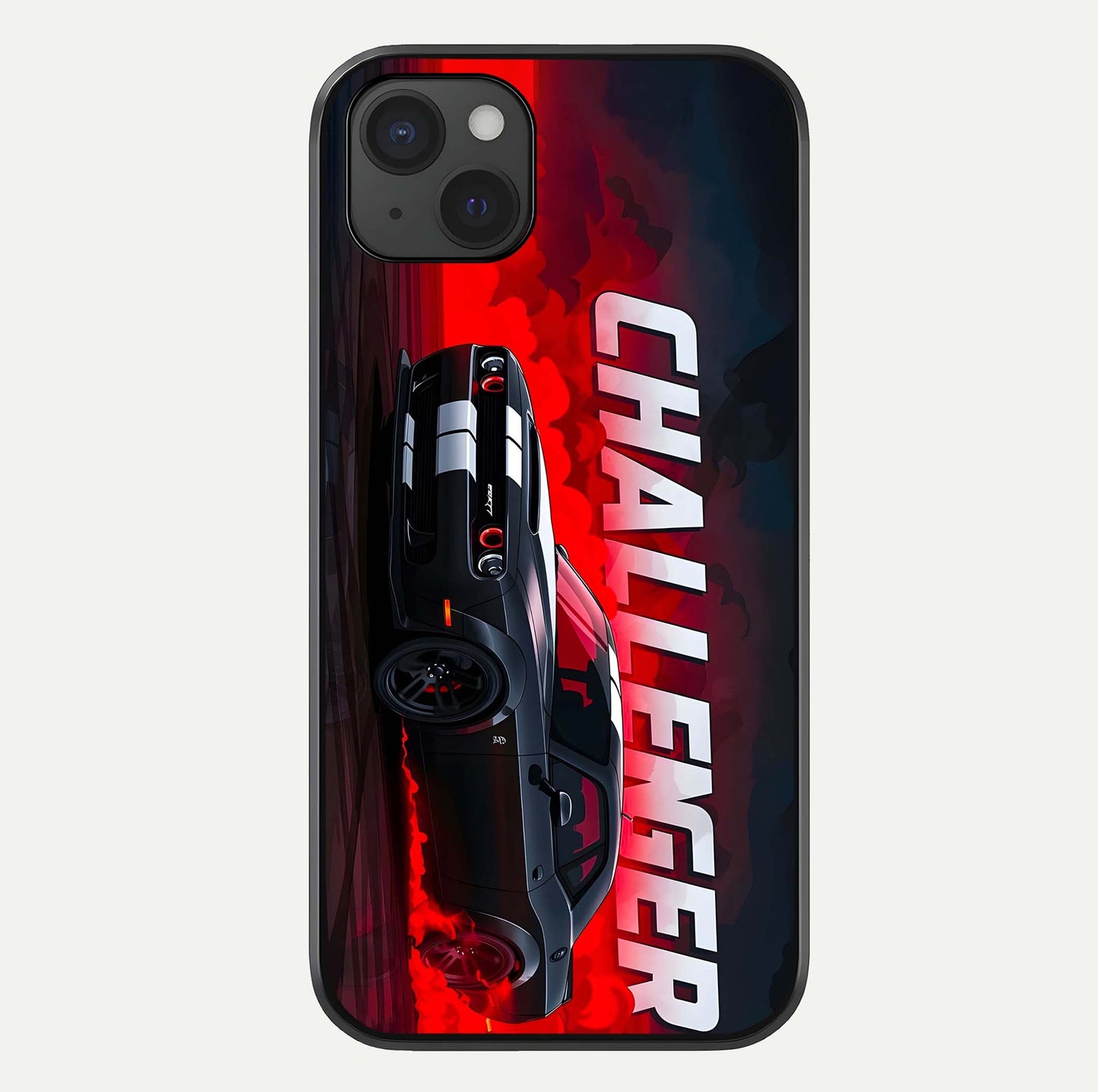 Crimson Challenger Fury Glass Case For iPhone 15 Plus by Custom World