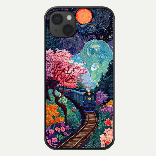 Digital Art Glass Case For iPhone 15 Plus by Custom World