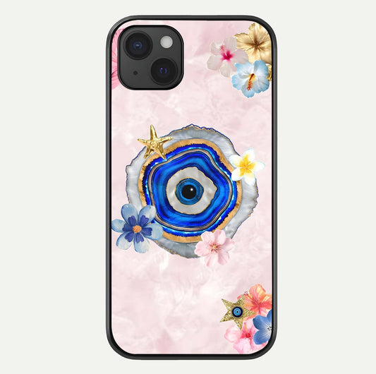 Divine Aura Bloom Glass Case For iPhone 15 Plus by Custom World