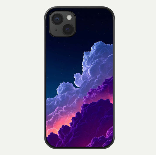 Dreamy Cloud Skies Glass Case For iPhone 15 Plus by Custom World