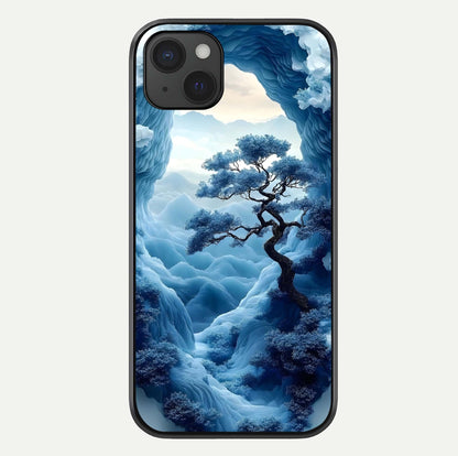 Frozen Serenity Gate Glass Case For iPhone 15 Plus by Custom World