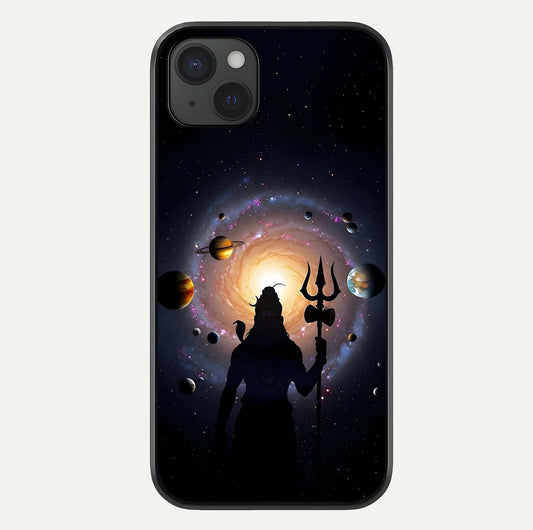 Galactic Shiva Vision Glass Case For iPhone 15 Plus by Custom World