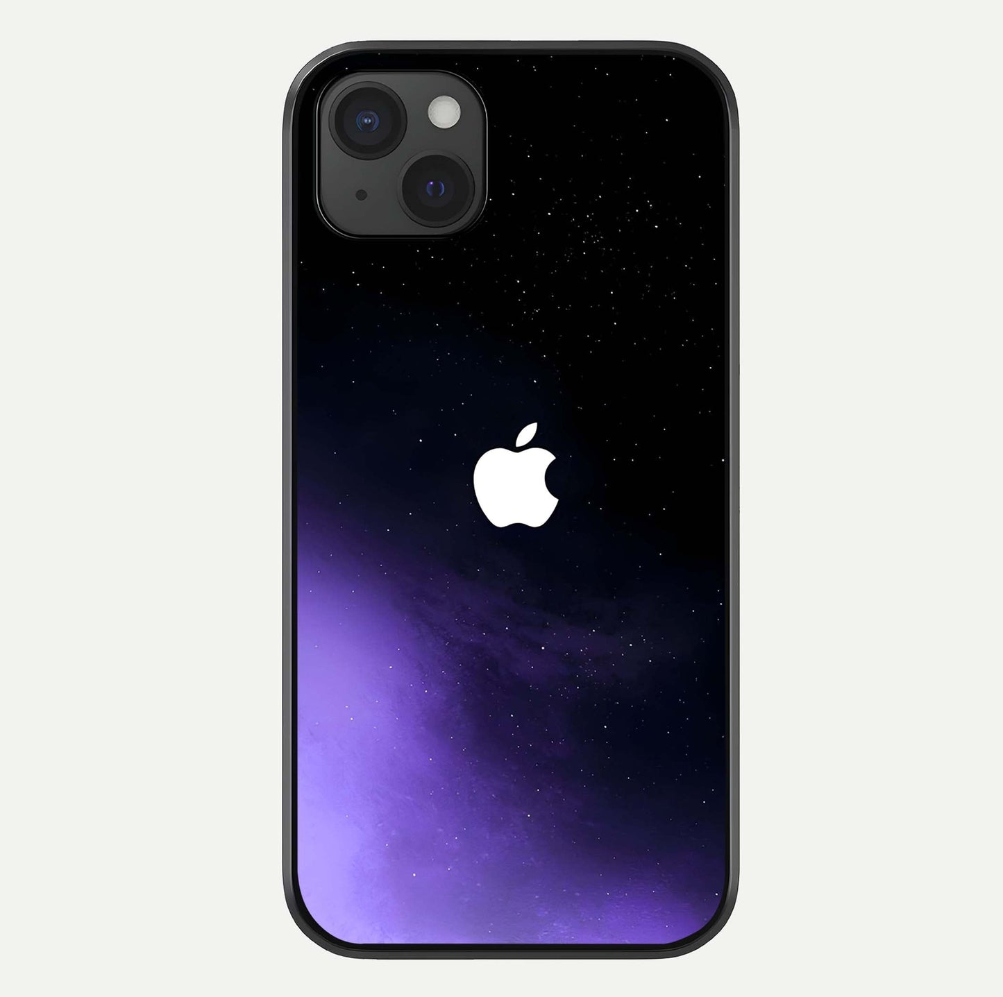 Galaxy Apple Aura Glass Case For iPhone 15 Plus by Custom World