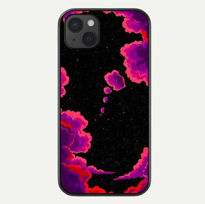 Galaxy Dream Frame Glass Case For iPhone 15 Plus by Custom World
