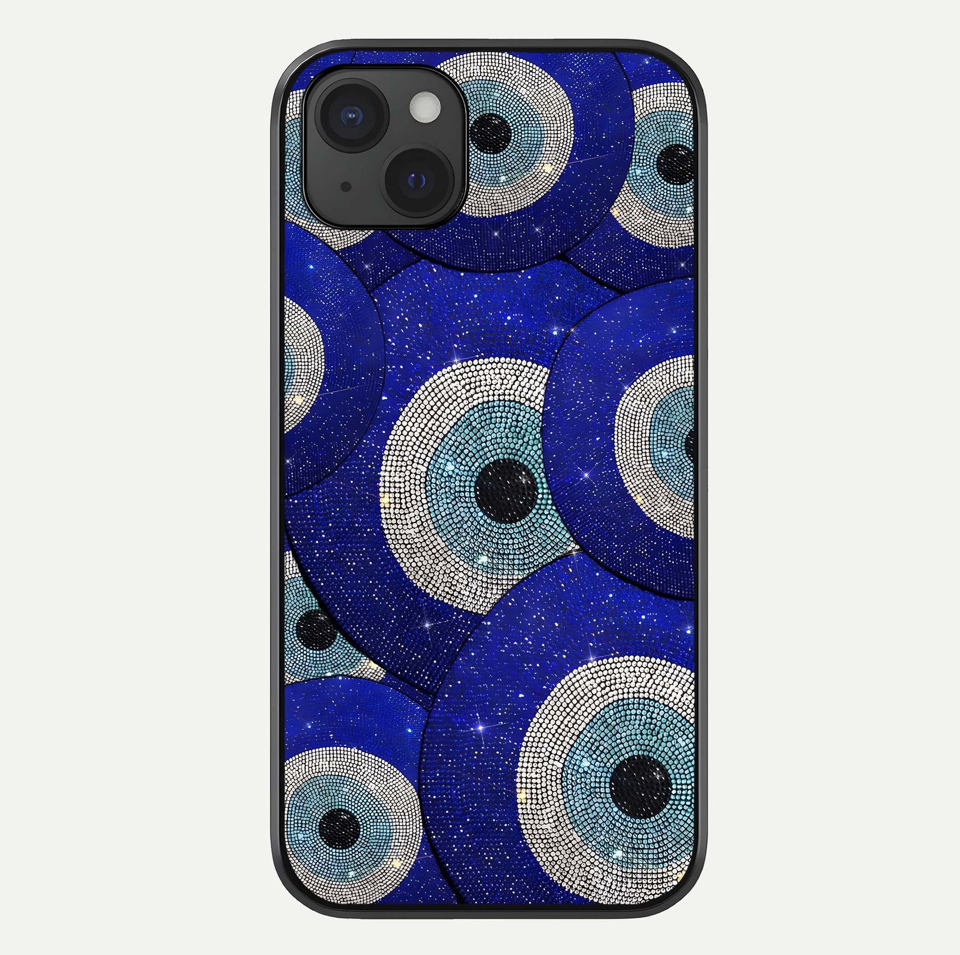 Galaxy Eye Flow Glass Case For iPhone 15 Plus by Custom World