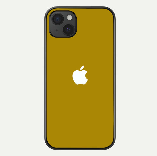Golden Luxe Aura Glass Case For iPhone 15 Plus by Custom World