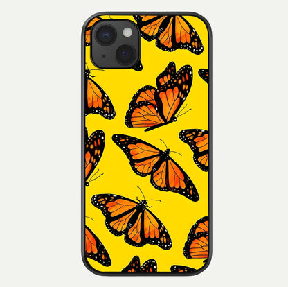 Golden Wing Flight Glass Case For iPhone 15 Plus by Custom World