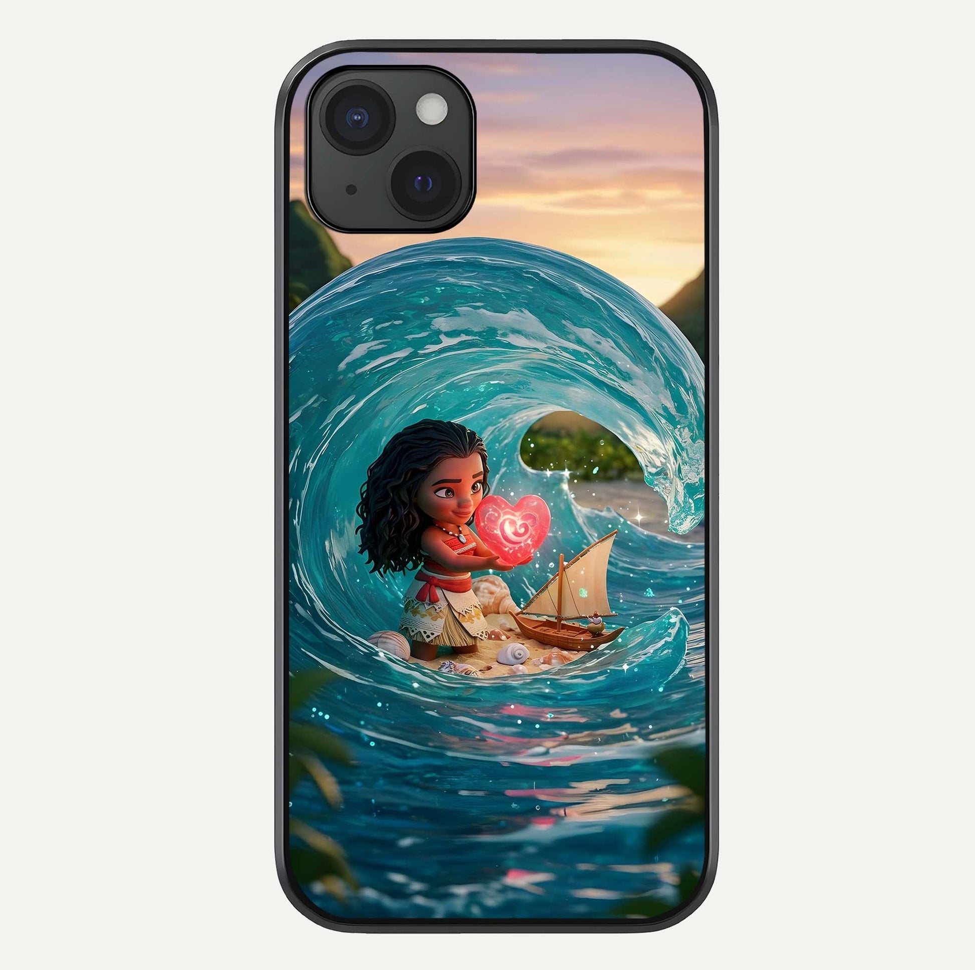 Heart of Ocean Glass Case For iPhone 15 Plus by Custom World