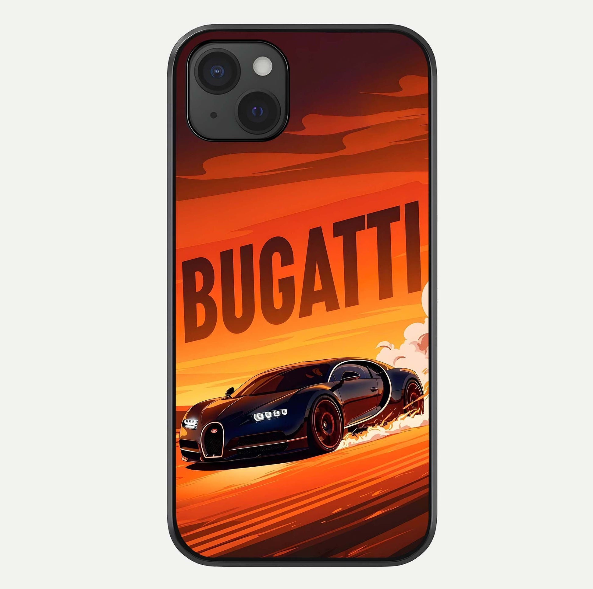 Inferno Bugatti Storm Glass Case For iPhone 15 Plus by Custom World