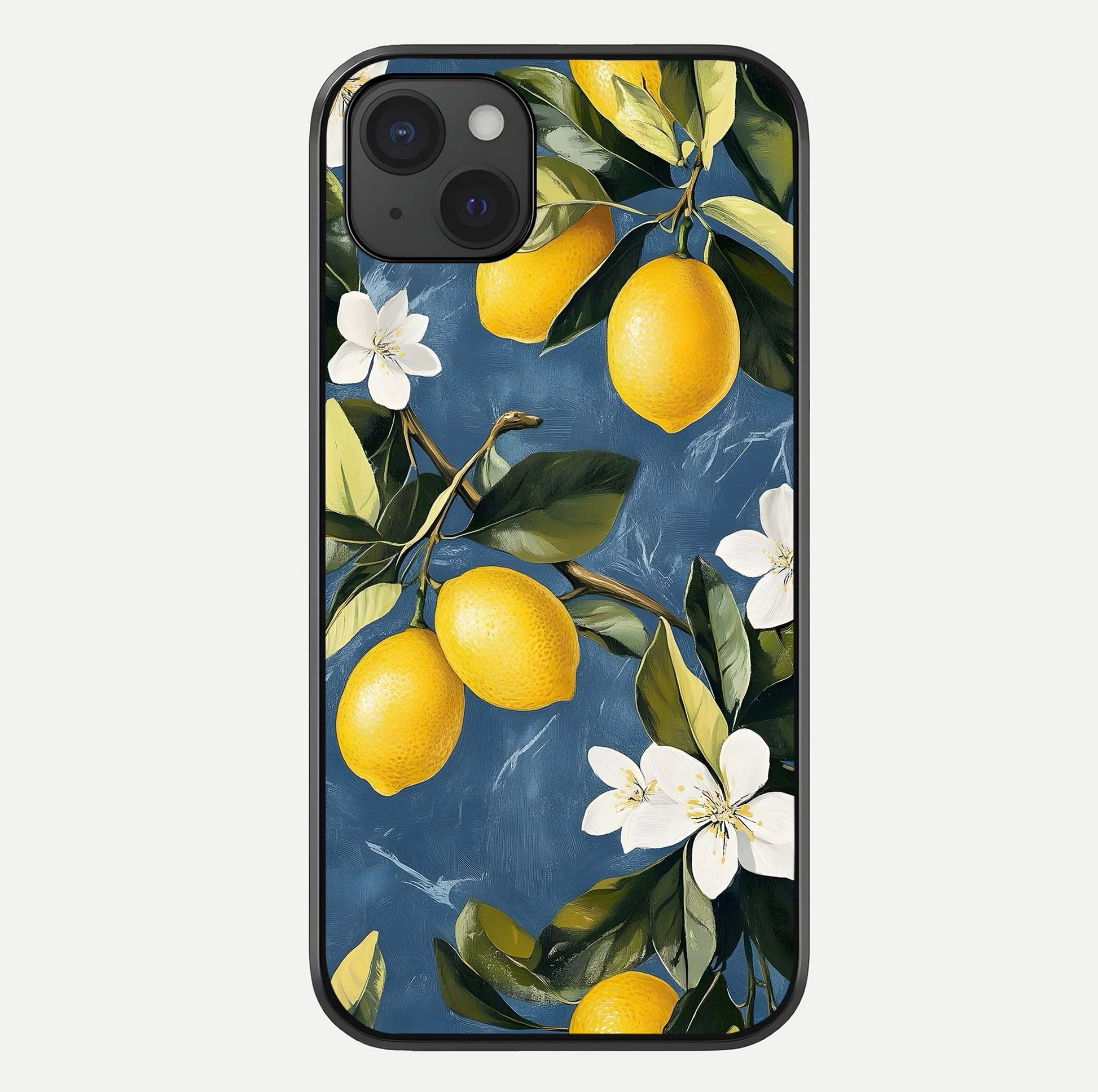 Lemon Dream Garden Glass Case For iPhone 15 Plus by Custom World