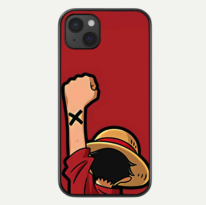 Luffy X Spirit Glass Case For iPhone 15 Plus by Custom World