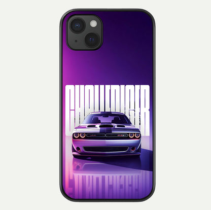 Midnight Muscle Ride Glass Case For iPhone 15 Plus by Custom World