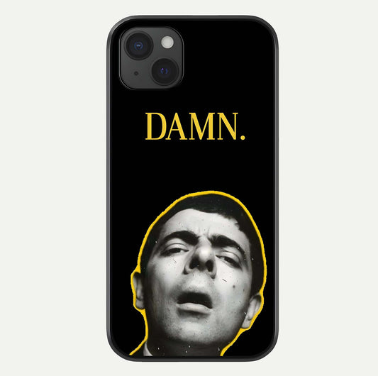 Mr Bean Damn Glass Case For iPhone 15 Plus by Custom World