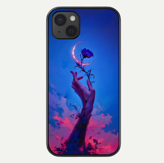 Mystic Hand Glass Case For iPhone 15 Plus by Custom World