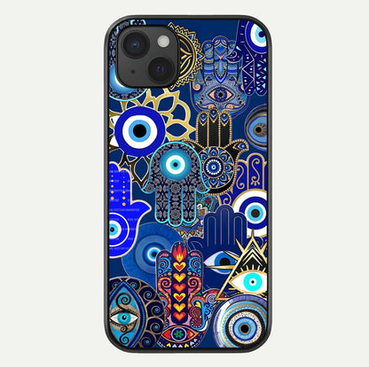 Mystic Palm Guard Glass Case For iPhone 15 Plus by Custom World