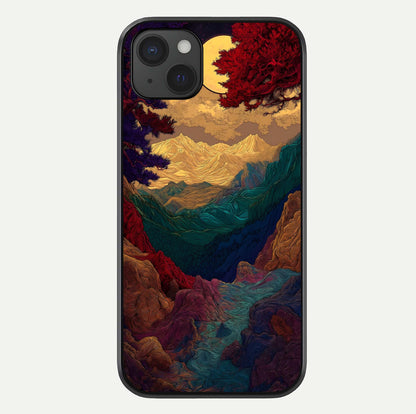 Mystic Valley Light Glass Case For iPhone 15 Plus by Custom World