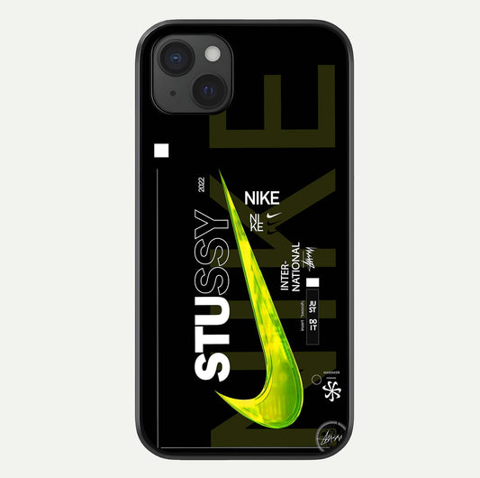 Neon Street Edition Glass Case For iPhone 15 Plus by Custom World