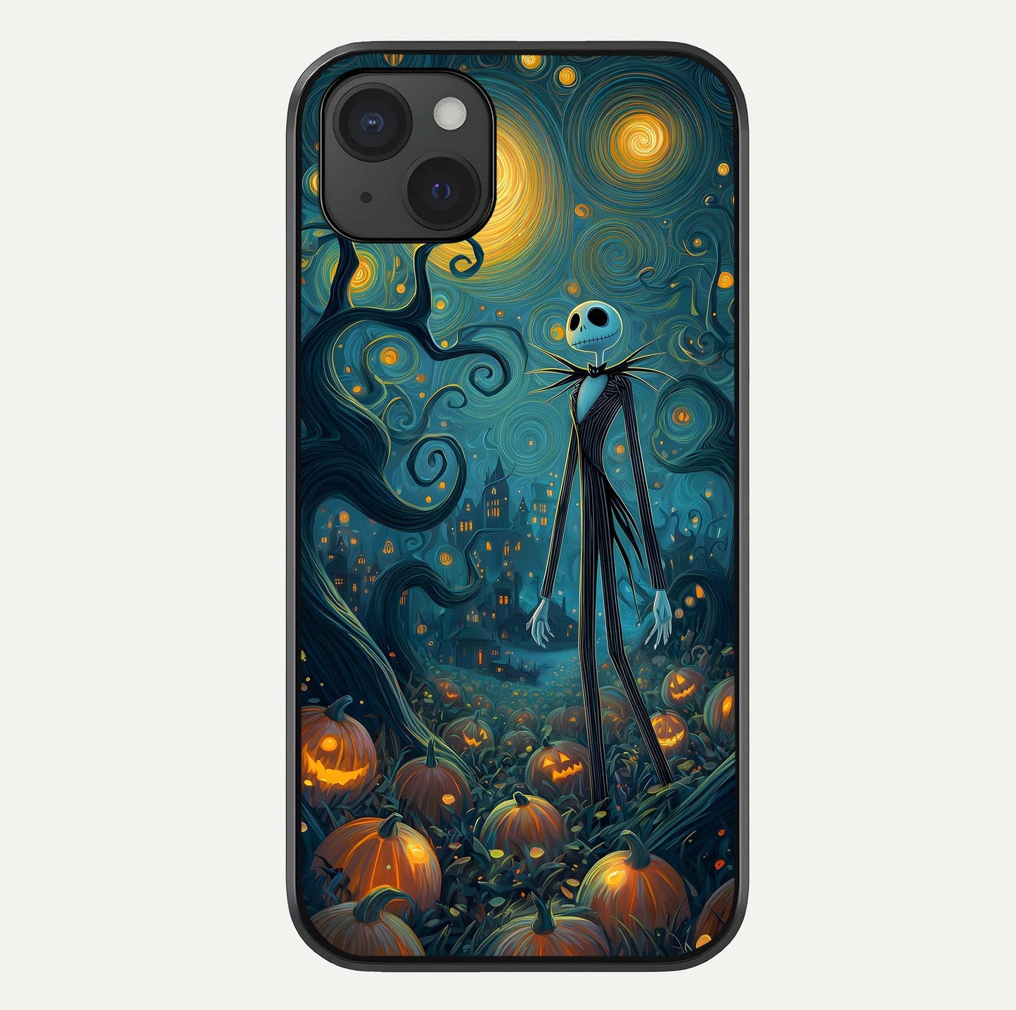 Pumpkin Moonlight Tale Glass Case For iPhone 15 Plus by Custom World