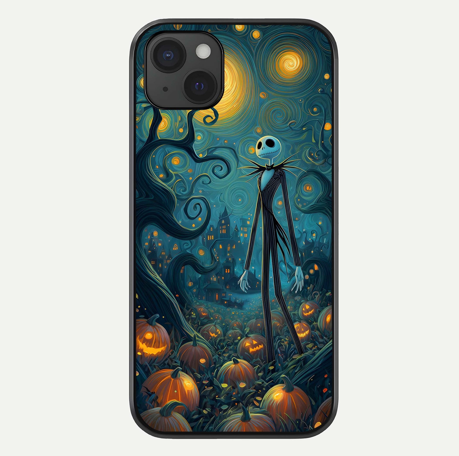 Pumpkin Moonlight Tale Glass Case For iPhone 15 Plus by Custom World