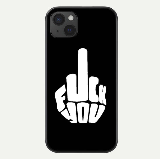 Rebel Mode On Glass Case For iPhone 15 Plus by Custom World