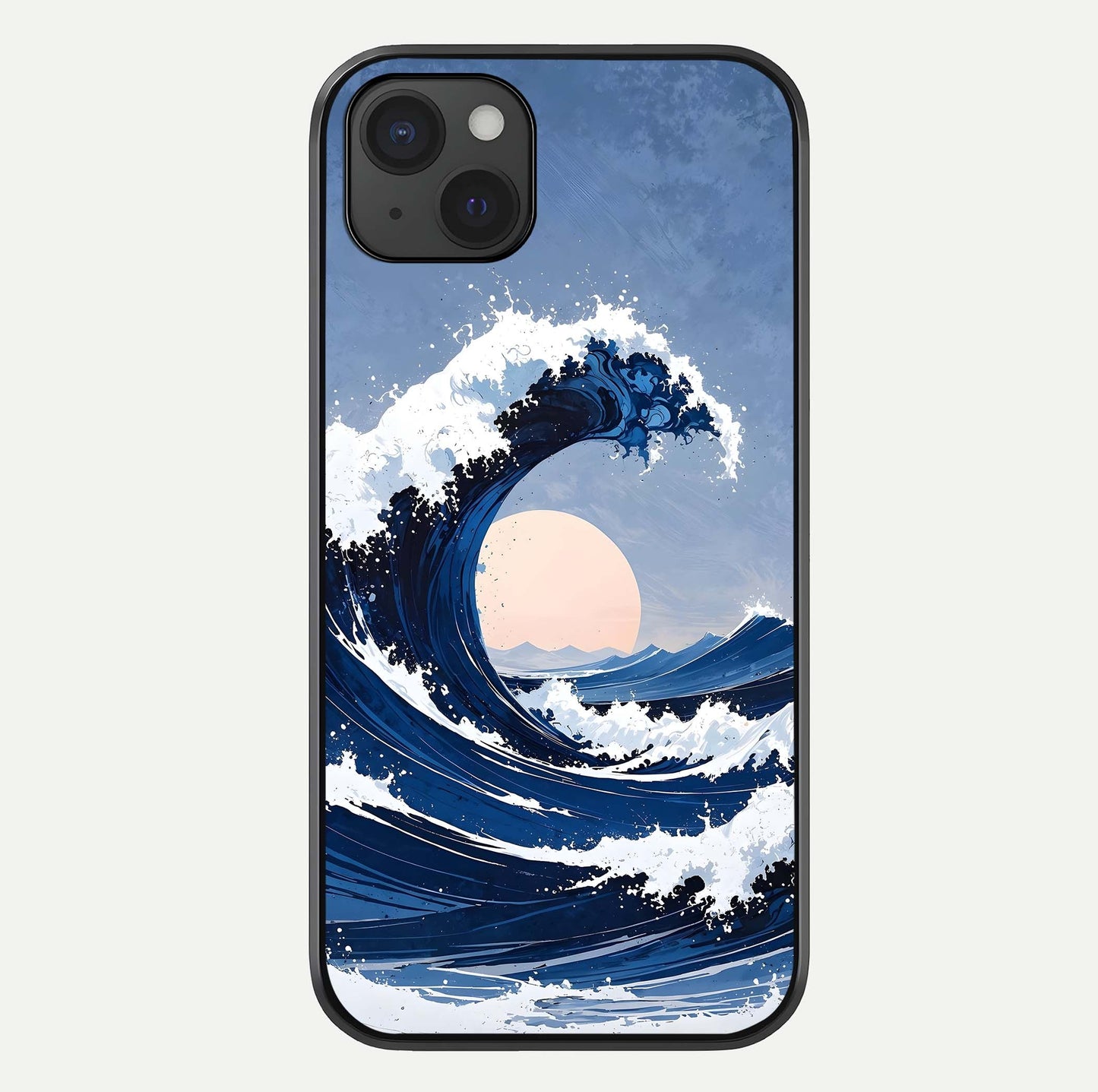 Rising Tide Power Glass Case For iPhone 15 Plus by Custom World
