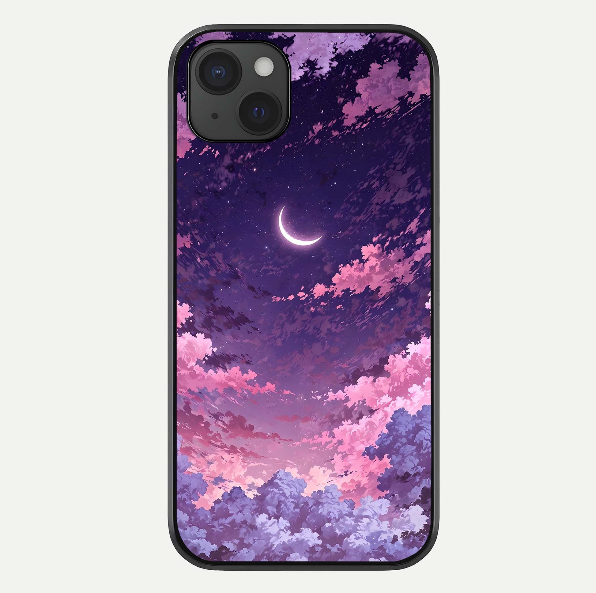 Sky Drift Clouds Glass Case For iPhone 15 Plus by Custom World